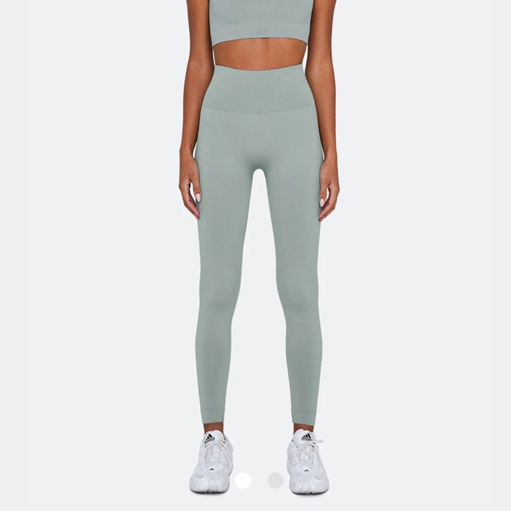 SET ACTIVE SCULPTFLEX® LEGGINGS - RAIN - XS